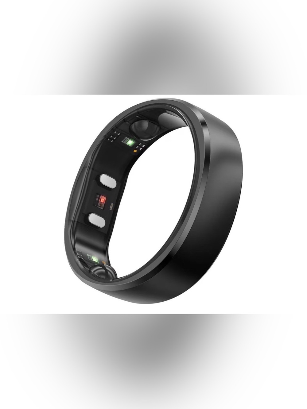 RingConn Gen 2 Smart Ring - Sleep Apnea Monitoring(Black, Size 7)